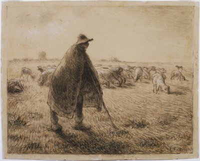 Der Schäfer von Jean Francois Millet